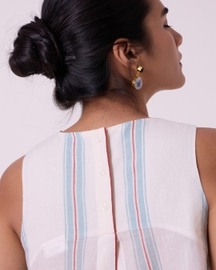 Mizu Striped Handwoven Tent Top