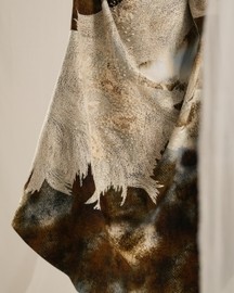 Brown Wash Tuck Dress
