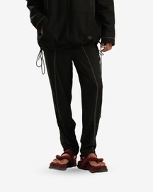 Jade Black Texture Trouser