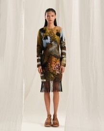 Inlay Sheath Dress
