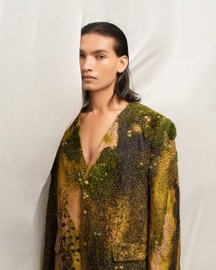 Green Glade Emb. Blazer Set
