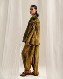 Green Glade Emb. Blazer Set
