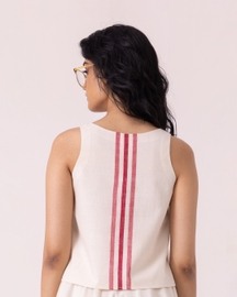 Tris Handwoven Top
