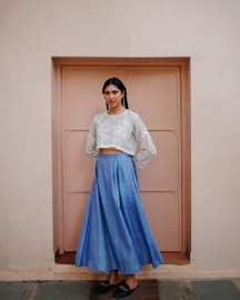 Judy Silk Skirt