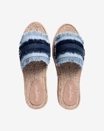 Saira Denim Sandals Platform