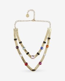 Two Layered Candy Necklace (Gold)
