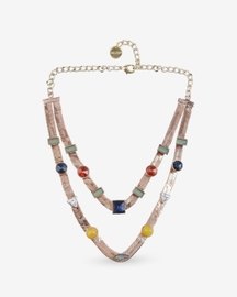 Two Layered Candy Necklace (Rose Gold)