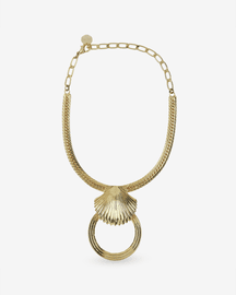 Shell Hoop Necklace