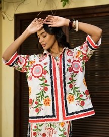 Blair Embroidered Shirt with Pants