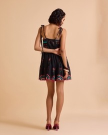 Kaia Embroidered Mini Dress