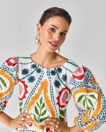 Claire Embroidered Dress