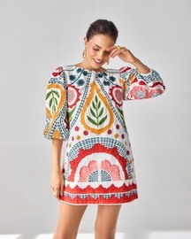 Claire Embroidered Dress