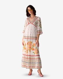 Delilah Embroidered Maxi Dress