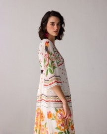 Delilah Embroidered Maxi Dress