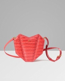 Louv Heart Bag – With Crossbody Strap and Gold Braided Shoulder Chain
