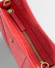 Louv Heart Bag – With Crossbody Strap and Gold Braided Shoulder Chain