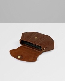 Lusso Structured Bag – With Crossbody Strap & Gold Braided Shoulder Chain