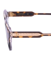 Winston C. Tortoise Shell Brown Sunglasses