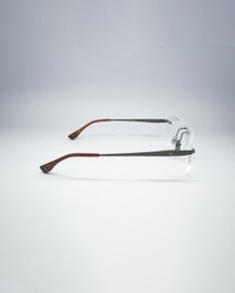 Yin Gun Metal With Demi Tips Spectacles