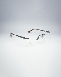 Yin Gun Metal With Demi Tips Spectacles
