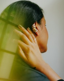 Granulated Edge Ear Cuffs