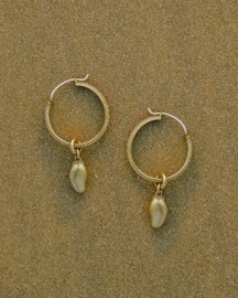 Gold Mango Hoops