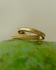 Rawa Midi Ring with 3 Layer Granulation