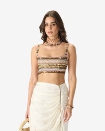 Melanine Bustier Set