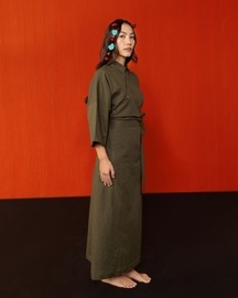 Kham Chuba OS Tie Dress