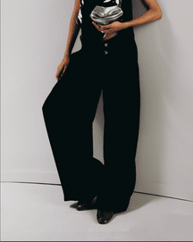 Low Waist Wide Leg Pants