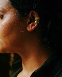Granulated Ear Cuffs