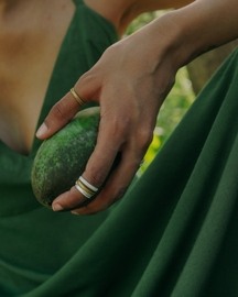 Rawa Midi Ring with 3 Layer Granulation