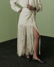 Fringe Detail Skirt