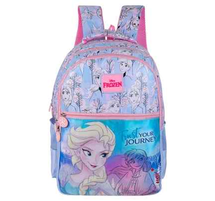 Frozen | Striders Disney Frozen 14 Inch School Bag for Kids Backpack with Multiple Compartments Travel & School Bag for Kids 3Y+