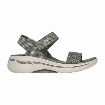 Skechers | Skechers Womens GO WALK ARCH FIT SANDAL-POLIS Olive Sports Sandals