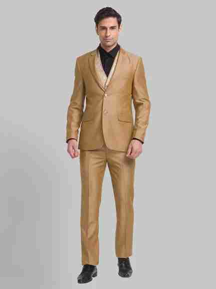 Raymond | Raymond Contemporary Fit Dark Fawn Suit For Men