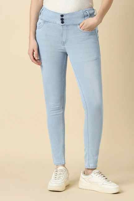 Allen Solly | Women Light Blue Light Wash Jeans