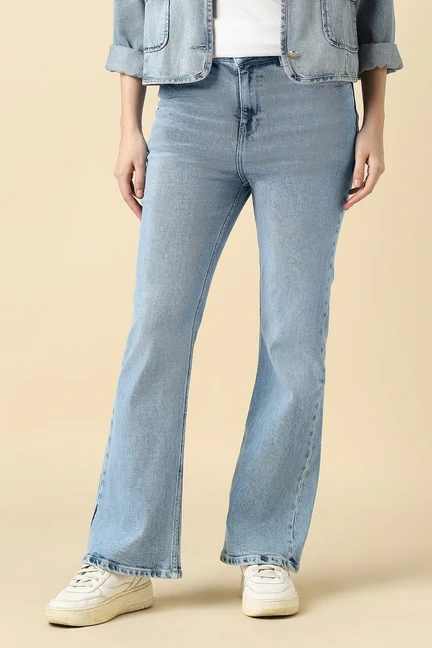 Allen Solly | Women Light Blue Light Wash Jeans