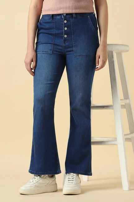 Allen Solly | Women Blue Mid Wash Jeans