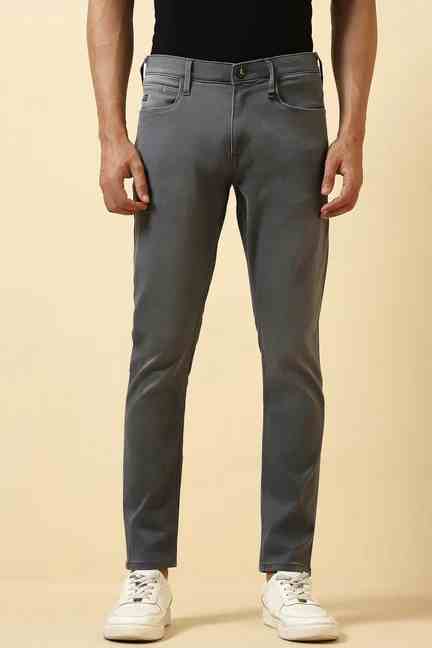 Allen Solly | Men Grey Mid Wash Jeans