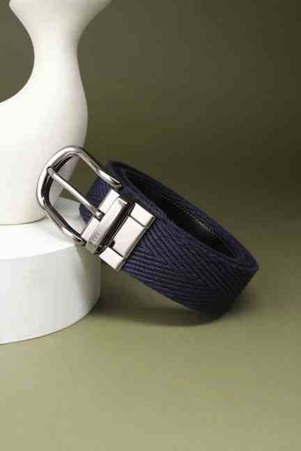 Allen Solly | Men Navy Textured Casual Belt