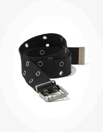 American Eagle | American Eagle Women Black Y2K Grommet Belt