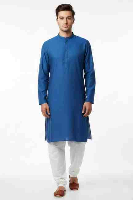Bandeya | Solid Viscose Men's Casual Wear Kurta