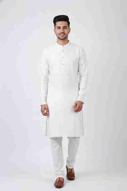 Bandeya | Dobby Blended Fabric Men's Casual Wear Kurta
