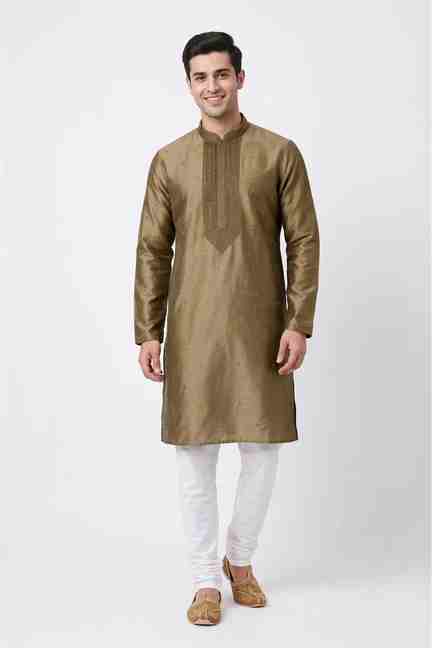 Bandeya | Embroidered Viscose Regular Fit Men's Festive Wear Kurta