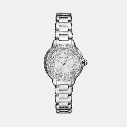 Emporio Armani | Na Women Quartz Silver Dial Analog Stainless Steel Watch AR11632