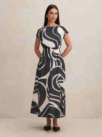 Forever New | Callie Elastic Waist Midi Dress