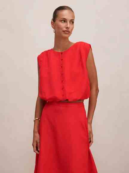 Forever New | Naia Bubble Hem Top