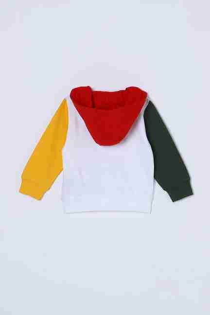 Karrot | Solid Cotton Hooded Infant Boys Sweatshirt