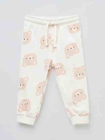 Pantaloons Baby | Off-White Bear Print Joggers
